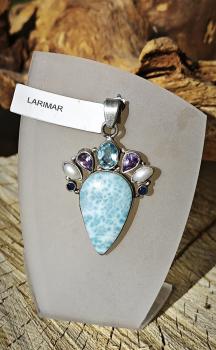 Larimar-Anhänger