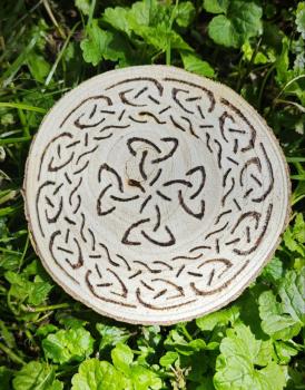 Keltischer Knoten, rund, Dm ca. 10 cm